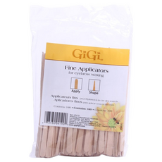 GiGi 熱蠟專用木棒，眉毛除毛細棒 100入, 1包
