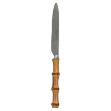 SABRE PARIS 竹子甜點刀, 20cm 法國製 不鏽鋼 竹柄, 不鏽鋼 + 竹, 1個