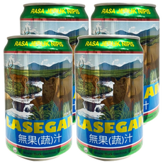 LARUTAN CAP KAKI TIGA Rasa Melon 飲料 哈密瓜風味, 320ml, 4罐