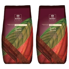 CACAO BARRY 可可巴芮 Extra Brute 防潮可可粉 1公斤, 22%-24%高脂可可粉, 法國原裝, 1kg, 2包
