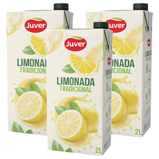 Juver 茱兒 傳統檸檬汁 2公升, 2L, 3瓶