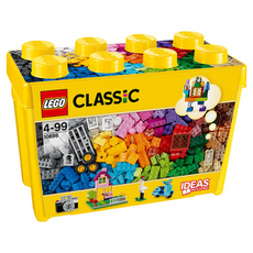 LEGO 樂高 大型創意拼砌盒桶，含33種顏色，適合4歲以上新手玩家, 大型創意拼砌盒桶 Large Creative Brick Box, 1盒