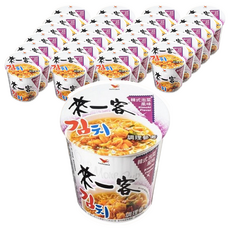 統一 來一客 杯麵 韓式泡菜風味 67g, 24入