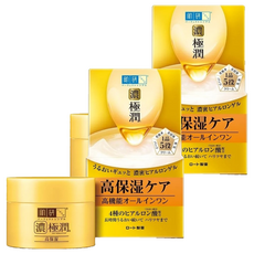 HADALABO 肌研 濃極潤 完美高保濕多效凝露, 4種玻尿酸, 高保濕護理, 100g, 2盒