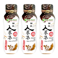 潤之泉潤心田 人蔘茶, 330ml 天然, 3瓶