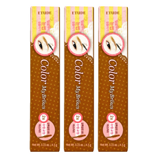 ETUDE 眉飛色舞染眉膏 4.5g, 02 Light Brown, 3支
