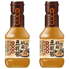 味全 台灣搵醬 胡麻豆乳醬，濃郁香氣，開罐即食，台灣特色沾醬, 200g, 2罐