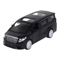 kidmate 孩子王 迴力合金車 Toyota Alphard #67358-2 黑色, 精緻模型車，合金材質，迴力功能, 1個