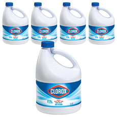 CLOROX 高樂氏 漂白水 原味, 殺菌99.9%, 2.8L, 5桶