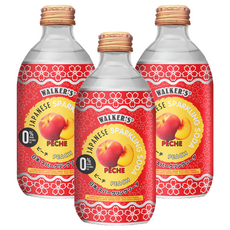 沃克斯 無糖氣泡飲, 蜜桃風味, 290毫升, 3瓶, 290ml