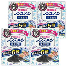 HAKUGEN 白元 冷凍庫用冰箱除臭劑, 20g, 4包