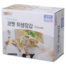 comet 衛生塑膠手套 24 x 28cm, 600個, 1盒