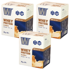 義美生醫 W PROTEIN 乳清蛋白飲 奶茶口味 35g x 10包, 350g, 3盒