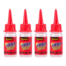 3M Scotch 保麗龍膠, 修補黏著容易淨手水洗使用方便, 4瓶