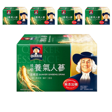 QUAKER 桂格 無糖養氣人蔘, 60ml, 6瓶, 5盒