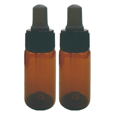台灣 COSMOS 滴管瓶 15ml, 棕色/透明色 顏色隨機, 2瓶