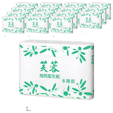 芙蓉 捲筒衛生紙, 100%原生紙漿, 規格: 10.0公分x11.0公分, 數量: 270張(CNS許可差±5%), 6捲裝, 6捲, 16袋
