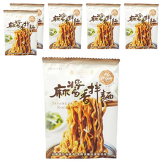 和秋 麻醬香拌麵, 口感彈牙, 搭配香濃麻醬, 濃稠不油膩, Q彈麵條, 素食, 6包