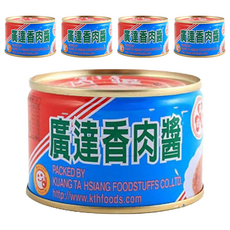 廣達香 肉醬, 開罐即食 無添加防腐劑 味精和人工色素, 160g, 5罐