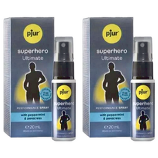 pjur 碧宜潤 superhero Ultimate 超級英雄活力提升極致噴霧, 20ml, 2瓶
