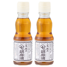 九鬼 純正山七胡麻油, 嚴選芝麻焙炒壓榨，麻油醇厚，香氣溫和，適合和食、天婦羅、炸物, 170g, 2瓶