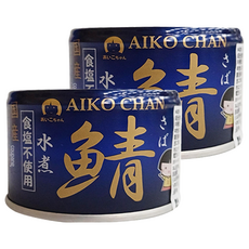 AIKO CHAN 伊藤食品 水煮鯖魚罐, 日本青森縣產, 食鹽不使用, 150公克, 150g, 2罐