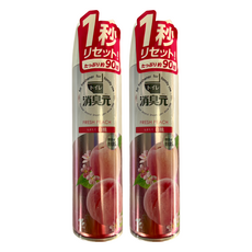 KOBAYASHI 小林製藥 消臭元 白桃 浴廁芳香噴霧, 一秒除臭, 浴廁芳香劑, 280ml, 2瓶