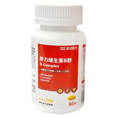 悠活原力 原力綜合維生素B群緩釋膜衣錠, 945mg, 60顆, 1罐