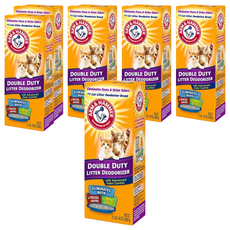 ARM&HAMMER 強效貓砂專用除臭粉 850g, 有效強力除臭 適用於各種類貓砂, 6盒
