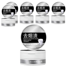 去煙漬 美白牙粉, 多重淨白亮齒, 口腔清新持久, 93g, 6組