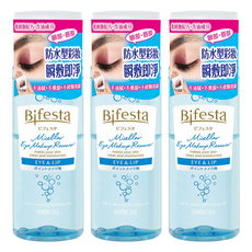 Bifesta 碧菲絲特 溫和即淨眼唇卸妝液, 防水眼唇適用，含維他命B和E，清爽保濕, 145ml, 3瓶