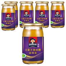 QUAKER 桂格 活靈芝菌絲體滋補液, 6罐, 60ml, 1盒