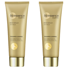 Bio essence 碧歐斯 金萃喚膚潔面霜, 24K金, 溫和深層清潔, 100g, 2條