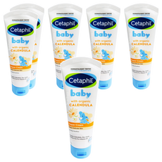 Cetaphil 舒特膚 Baby 舒緩護膚膏 屁屁膏，有機金盞花，舒緩修護，葵花子油和蜂蠟，深層滋養, 70g, 6條