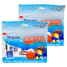3M Nexcare 護理保健包, 外出旅行用, 含舒適繃, 克淋濕防水透氣繃, 2包