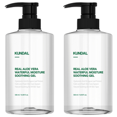 KUNDAL 昆黛爾 蘆薈保濕舒緩凝膠, 500ml, 2瓶