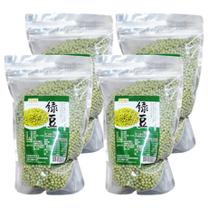 茂喜食品 進口嚴選綠豆, 600公克, 真空包裝, 600g, 4包