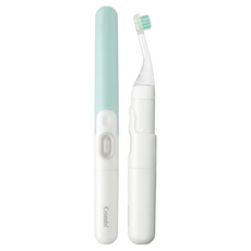Combi 康貝 Teteo 幼童電動牙刷，溫和震動，山形刷毛，帶照明裝置, 薄荷綠, 1支
