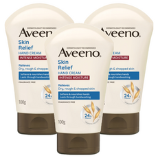 Aveeno 艾惟諾 燕麥高效舒緩護手霜 燕麥香, 100g, 3條