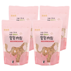 農純鄉 台灣公司貨 寶寶肉鬆 1歲以上且寶寶可順利咀嚼階段, 110g, 4包