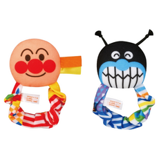 ANPANMAN 麵包超人 腦部發育 我的第一個3way手搖鈴 Set, 可愛手搖鈴，搖一搖會發出鈴噹聲或沙沙聲，寶寶可盡情抓取&咬舔, 1組
