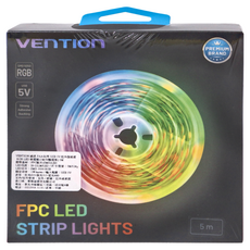 VEnTIOn 威迅 PAA系列 RGB LED 軟燈條 USB 5V 紅外線遙控, 1盒