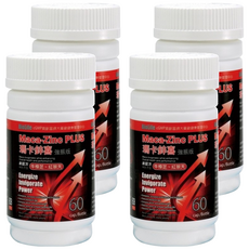 PBF 寶齡富錦 瑪卡鋅喜 強振版膠囊 60粒/盒, 添加牛樟芝+紅景天, 調整體質 滋補強身, 60顆, 4罐