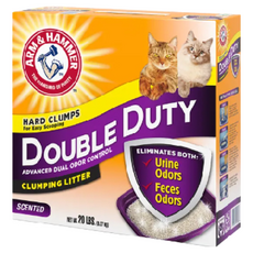 ARM&HAMMER 鐵鎚牌 加強除臭貓砂(9.07kg), 有效中和貓砂盆異味, 快速去除尿騷味, 雙重效果徹底清除異味, 1盒, 加強除臭
