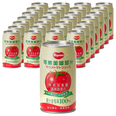 KAGOME 可果美 100%蕃茄汁 無添加食鹽, 原汁含有率100%, 340ml, 48罐