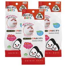 KOKUBO 小久保 Onigiri Days 三角飯糰模型組, 日本製造, 大小套裝, 2尺寸飯糰, 3組, 透明