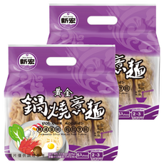 新宏 黃金鍋燒意麵，香傳肉燥風味，台灣道地美食, 335g, 2袋