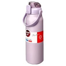 316不鏽鋼 大容量手提吸管保溫壺 1800ml 夢幻紫, 1.8L, 1個