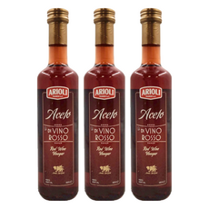 ARIOLI 紅酒醋 500毫升, 義大利原產, 500ml, 3瓶