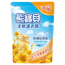 Snuggle 熊寶貝 柔軟護衣精補充包, 有效去除異味，保持衣物亮彩有型，持久清新，柔軟衣物纖維，防止衣物皺摺, 1.84L, 1包